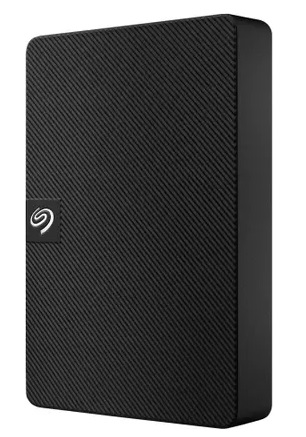 Seagate Expansion 4 TB External Hard Disk Drive (HDD) 120 Mb/s, USB 3.0 Compatible with PC and Mac with 3years Data Recovery Services (Black)