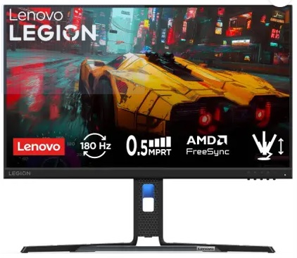 Lenovo Legion 60.96 cm (24 inch) Full HD LED Backlit IPS Panel with 99% sRGB, 1xHDMI 2.1 TMDS, 1xDP 1.4, Tilt, Swivel, Pivot, Height Adjust Gaming Monitor (Legion R24e) (AMD Free Sync, Response Time: 0.5 ms, 180 Hz Refresh Rate)