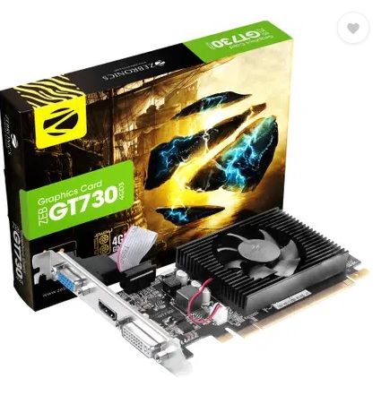 ZEBRONICS GT730 GDDR3 4 GB NVIDIA Chipset 64 bit 1333 MHz Graphics Card