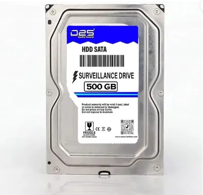D25 Video 500GB Hard Disk for CP PLUS (CP-UVR-0401E1-HC) 4 Channel HD CCTV DVR 500 GB Surveillance Systems Silver SATA Internal Hard Disk Drive (HDD) (500GB Hard Disk for CP PLUS CCTV Camera DVR | 500GB SURVEILLANCE HARD DISK) (Interface: SATA, Form Factor: 3.5 inch)