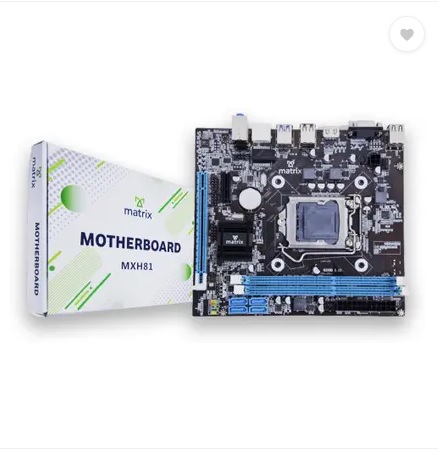 MATRIX MXH81 LGA 1150Socket Micro-ATX Intel H81 Express Chipset DDR3 Motherboard for Desktop