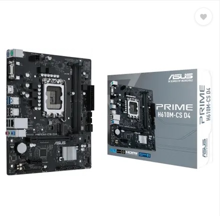 ASUS PRIME-H610M-CS-D4 LGA 1700Socket Micro-ATX Intel H610 Chipset DDR4 Motherboard for Desktop