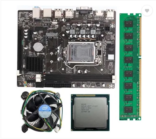 ZEBRONICS H61-NVM2P-i3-4GB LGA 1155Socket ATX Intel H61 Chipset DDR3 Motherboard for Desktop