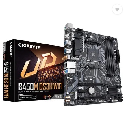 GIGABYTE B450M-DS3H Wifi AM4Socket Micro-ATX AMD B450 Chipset DDR4 Motherboard for Desktop