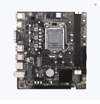 ZEBRONICS H61/1155 DDR3 LGA 1155Socket Micro-ATX Intel H61 Express Chipset DDR3 Motherboard for Desktop